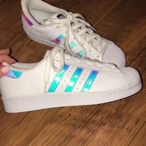 holographic adidas superstars